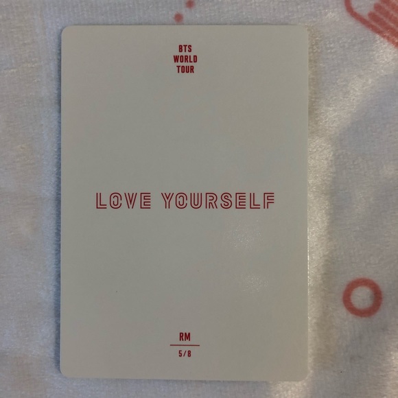 BTS RM Namjoon Love Yourself Mini Photocard PC - Picture 2 of 2